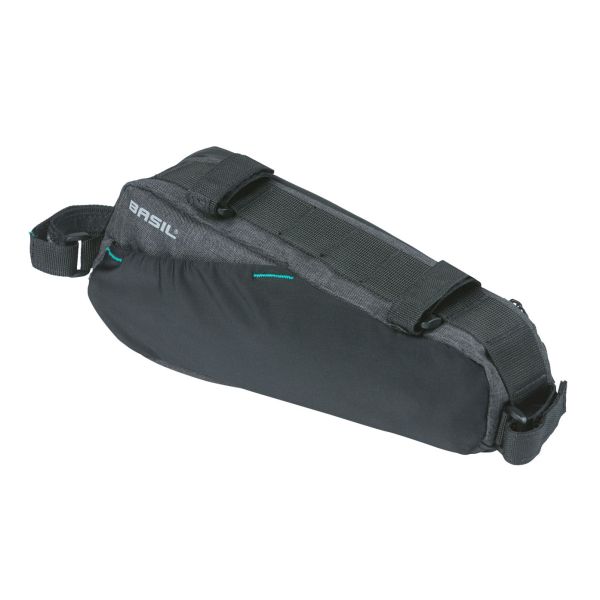 Load image into Gallery viewer, Basil Discovery 365D frametas M - sportieve compacte fietstas voor heren damesfiets - 1.8L - zwart melee