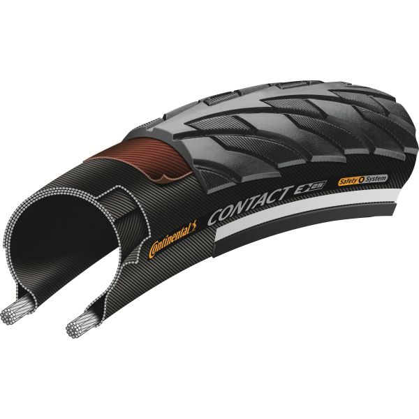 Load image into Gallery viewer, Continental buitenband contact reflex 37-622 zwart reflectie