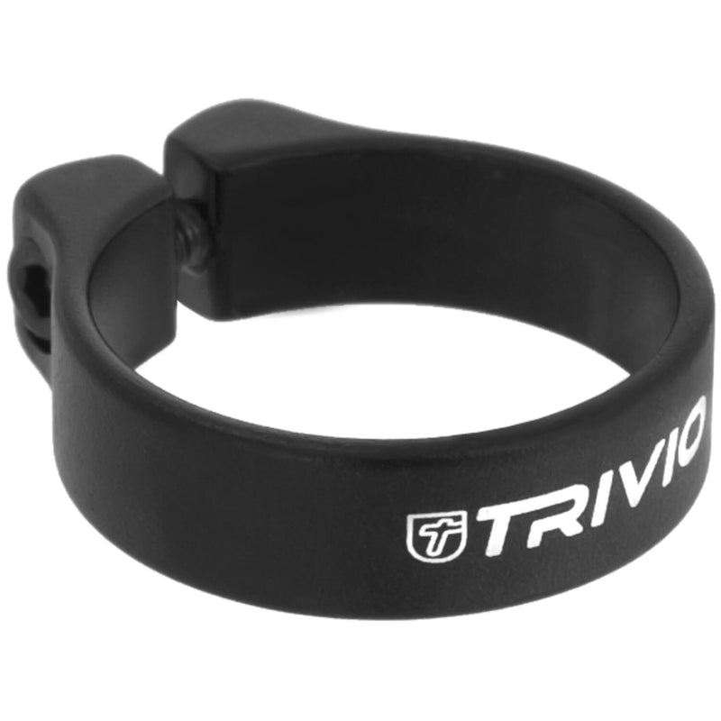 Load image into Gallery viewer, Trivio - zadelpenstopper aluminium zwart 27.2mm