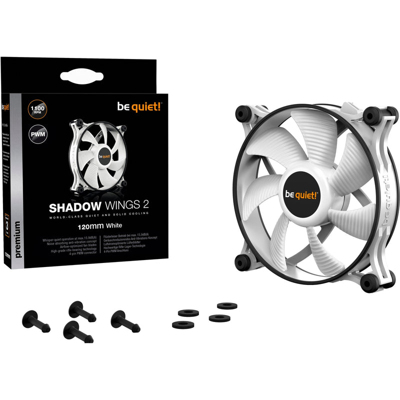 Load image into Gallery viewer, Be quiet! Shadow 2 120mm PWM White