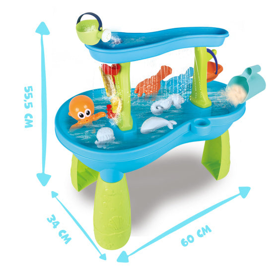 Load image into Gallery viewer, Beach toys zand- en watertafel met accessoires 19-delig