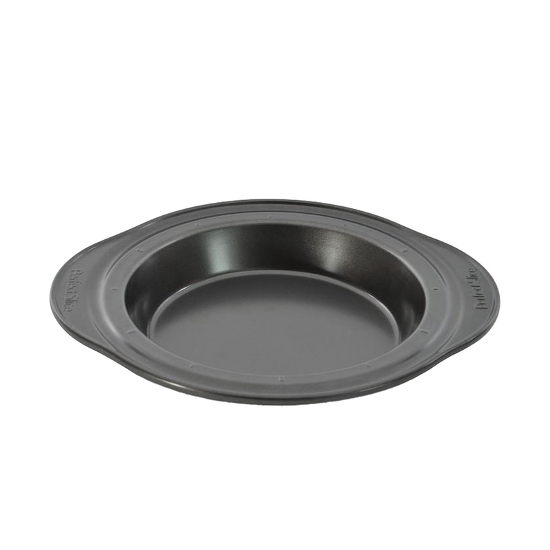 Afbeelding laden in galerijviewer, Berghoff cakevorm rond met snijhulp antraciet ø22cm