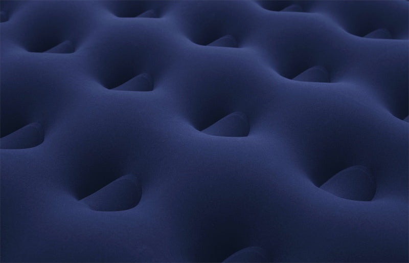 Load image into Gallery viewer, Bestway Flocked 22 Full Luchtbed 191 x 137 cm Blauw