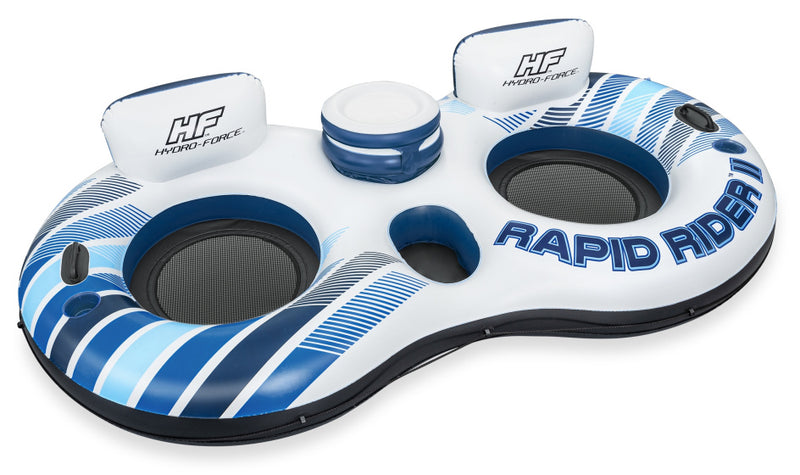 Load image into Gallery viewer, Bestway Hydro force rapid rider tube X2 blauw wit zwart
