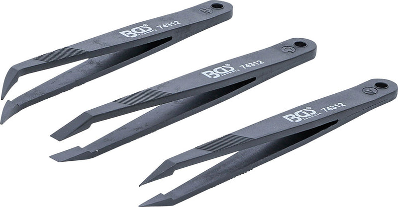 Load image into Gallery viewer, Bgs technic plastic tweezers set 3 pieces