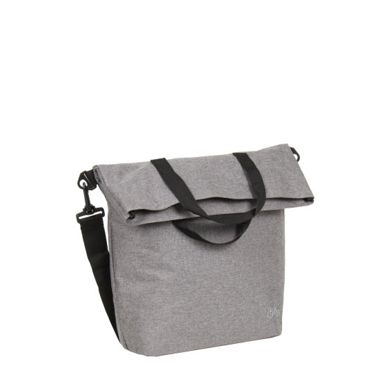 Load image into Gallery viewer, Bike drops shopper fietstas met schouderhengsel nylon 12l grijs