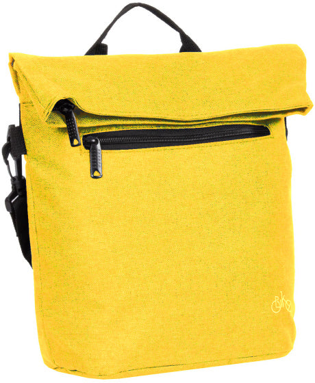 Load image into Gallery viewer, Bike drops stuurtas met schouderhengsel nylon 6l geel
