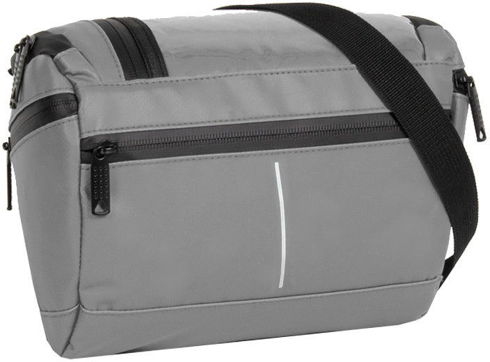 Load image into Gallery viewer, Bike splash waterafstotende stuurtas met schouderhengsel 5l grijs