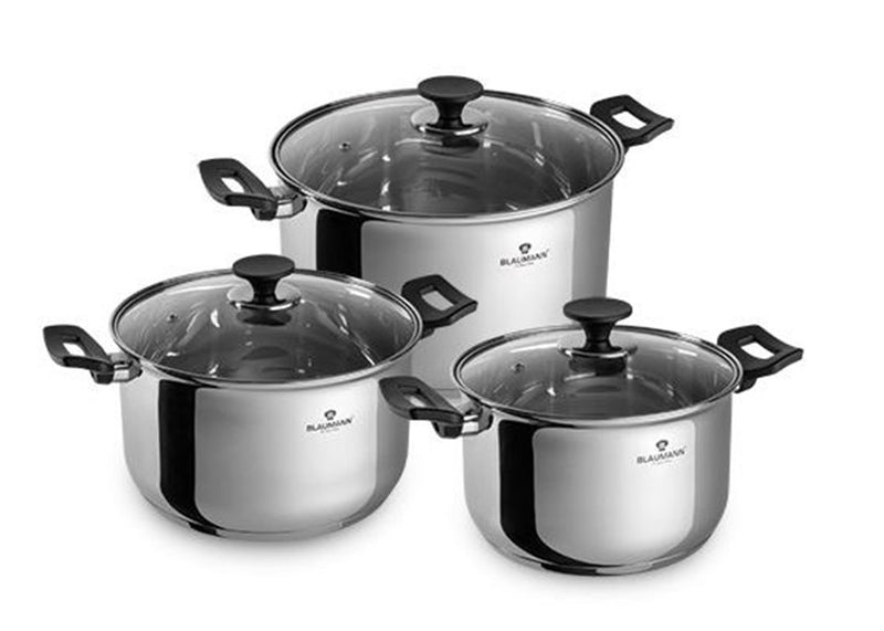 Load image into Gallery viewer, Blaumann pannenset 6-delig gourmet line