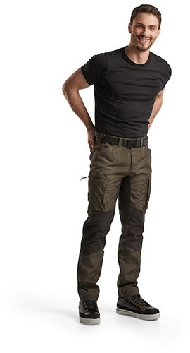 Load image into Gallery viewer, Blåkläder service werkbroek met stretch 14591845 | groen zwart | maat 48 - 7330509645970