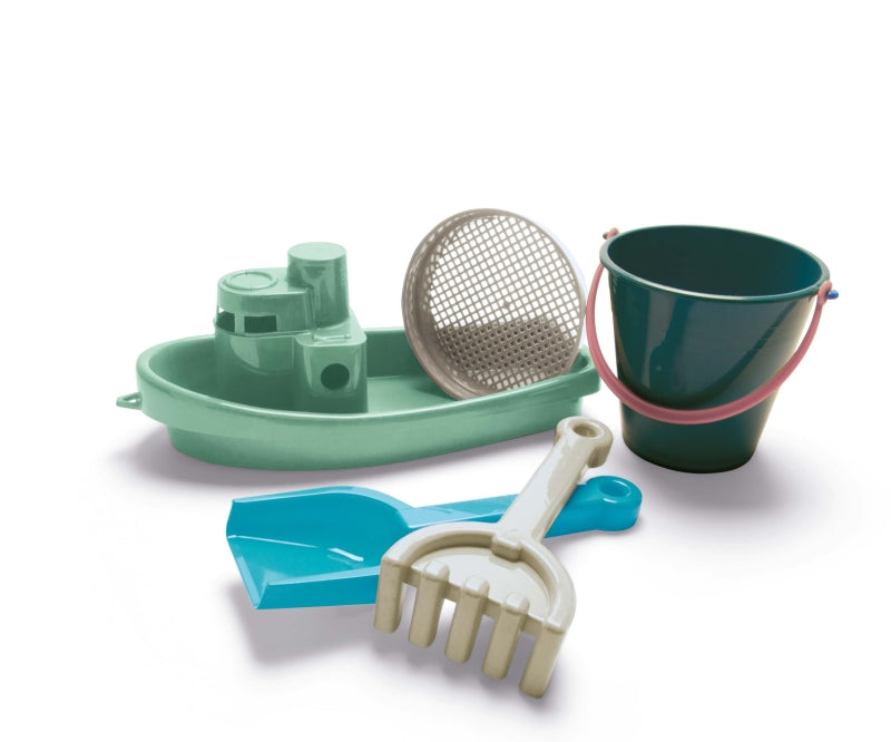 Load image into Gallery viewer, Dantoy blue marine toys - boot en emmerset (5-delig)