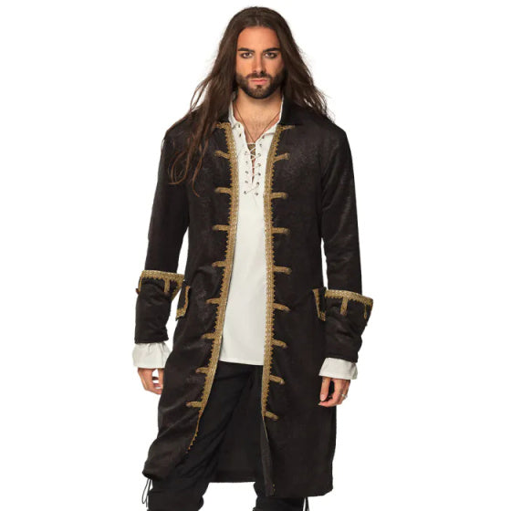 Load image into Gallery viewer, Boland Piratenjas Heren Polyester Zwart Goud Maat 52