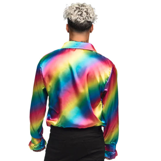 Load image into Gallery viewer, Boland St. Party Shirt Regenboog maat XL