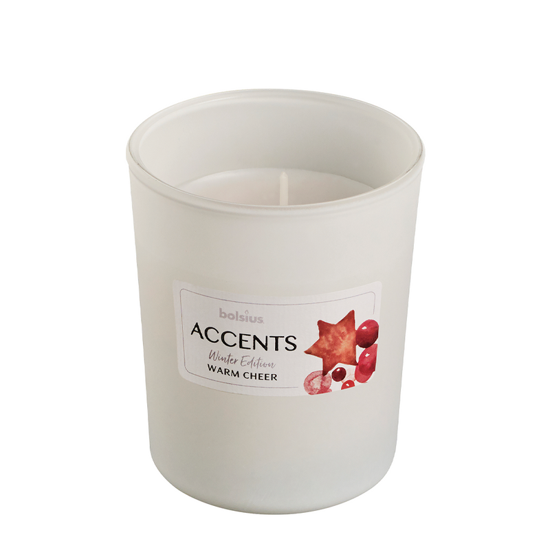 Afbeelding laden in galerijviewer, Bolsius geurglas accents warm cheer 92 76mm