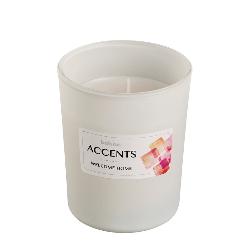 Afbeelding laden in galerijviewer, Bolsius geurglas accents welcome home 92 76mm