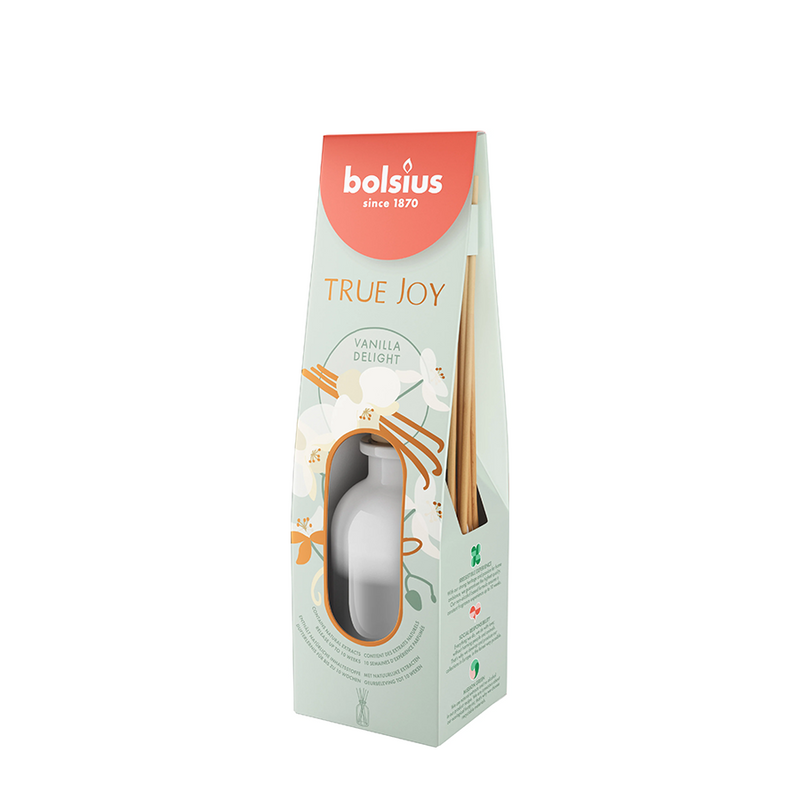 Afbeelding laden in galerijviewer, Bolsius geurverspreider true joy vanilla delight 80ml