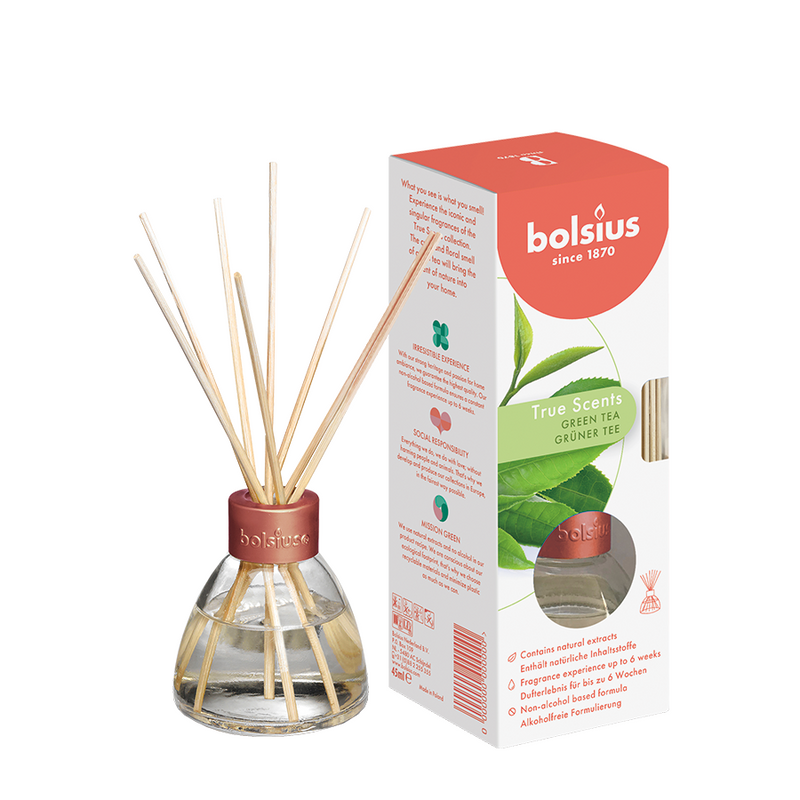 Load image into Gallery viewer, Bolsius geurverspreider true scents green tea 45ml