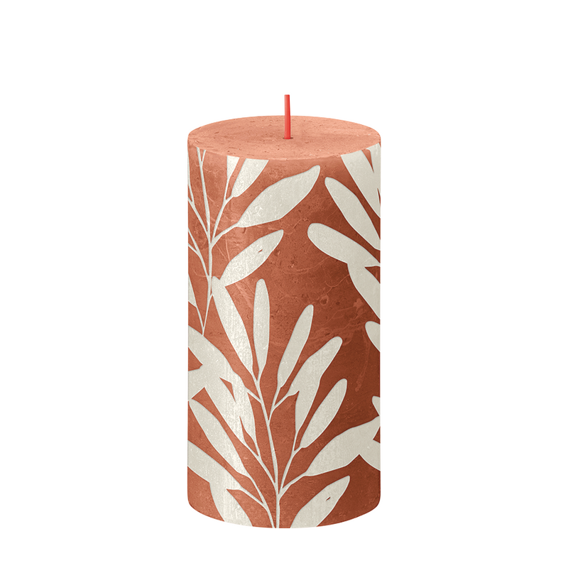 Afbeelding laden in galerijviewer, Ty bolsius rustieke kaars silhouette rus pink 130 68mm
