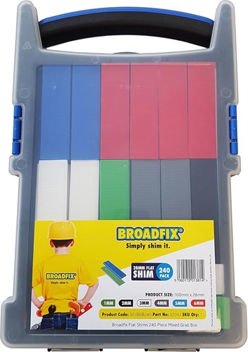 Load image into Gallery viewer, Enzo boradfix afstandhouders | 100x28 mm | 1-6 mm plat | 240 stuks - bgb240