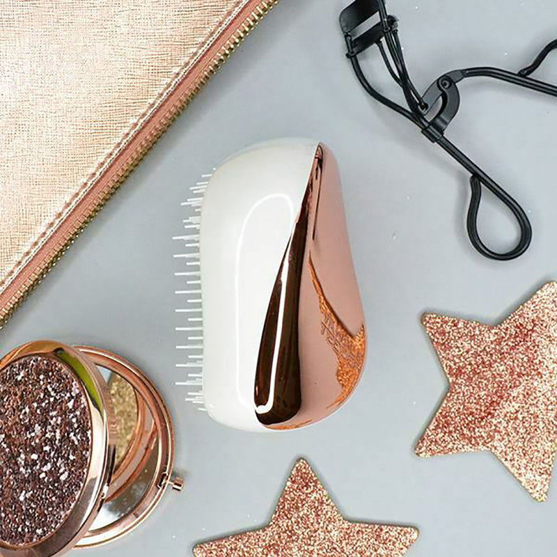Load image into Gallery viewer, Tangle teezer compact styler rose gold cream