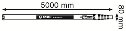 Afbeelding laden in galerijviewer, Bosch accessoires meetlat gr 500 professional | bouwlasermeetlat - 0601094300