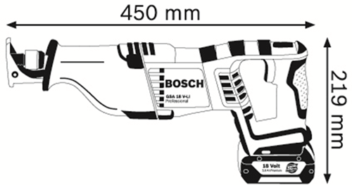 Load image into Gallery viewer, Bosch blauw gsa 18 v-li solo | zonder accu's en lader | in l-boxx - 060164j007