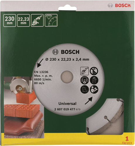 Afbeelding laden in galerijviewer, Bosch accessoires bosch diamantschijf 230 mm