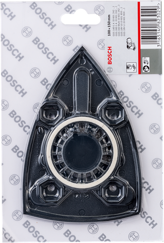 Load image into Gallery viewer, Bosch accessoires delta vlakschuurplateau voor specifieke bosch gss multi schuurmachines - 2608601448