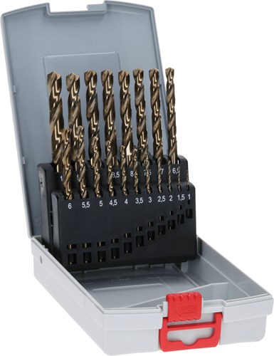 Afbeelding laden in galerijviewer, Bosch accessoires 19-delige probox metaalborenset hss-co, din 338 (kobaltlegering) 110 mm 19st - 2608587014