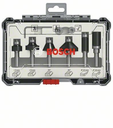 Load image into Gallery viewer, Bosch accessoires 8-delige gemengde freesset - schachtdiameter 6 mm - 2607017468