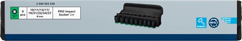 Afbeelding laden in galerijviewer, Bosch accessoires bosch professional pro impact krachtdoppenset kort 1 2 9-delig - 2608003038