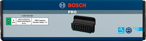 Afbeelding laden in galerijviewer, Bosch accessoires bosch professional pro impact krachtdoppenset lang 1 2 9-delig - 2608003040