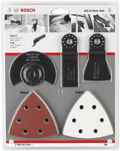 Load image into Gallery viewer, Bosch accessoires accessoireset 1 hout metaal | 2608661694