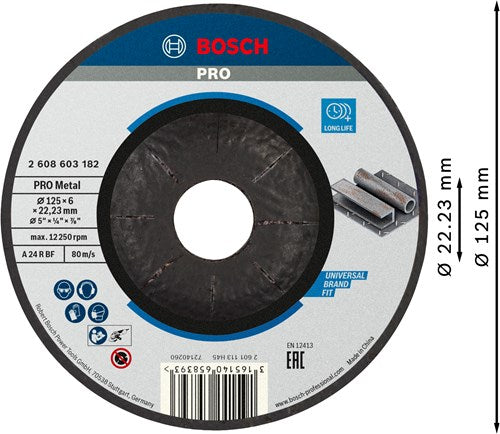 Load image into Gallery viewer, Bosch Prof afbraamschijf gebogen 125 mm