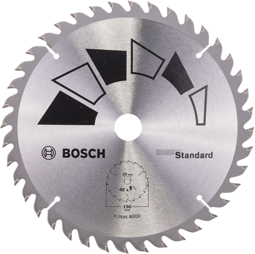 Load image into Gallery viewer, Bosch accessoires cirkelzaagblad basic 190x22x20 16,t40 - 2609256819