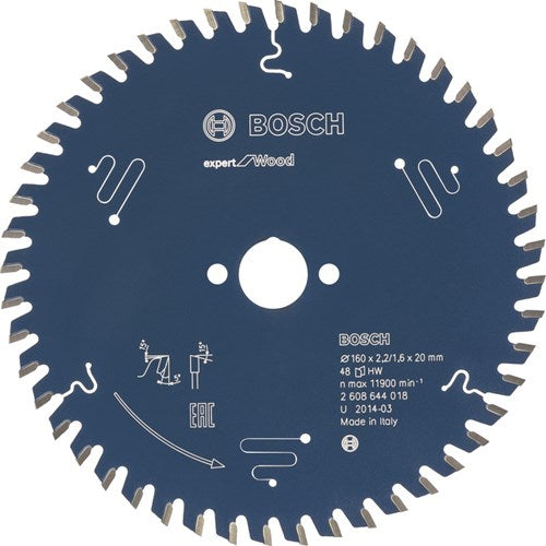 Load image into Gallery viewer, Bosch accessoires cirkelzaagblad expert for wood 160x20x2.2 1.6x48t - 2608644018