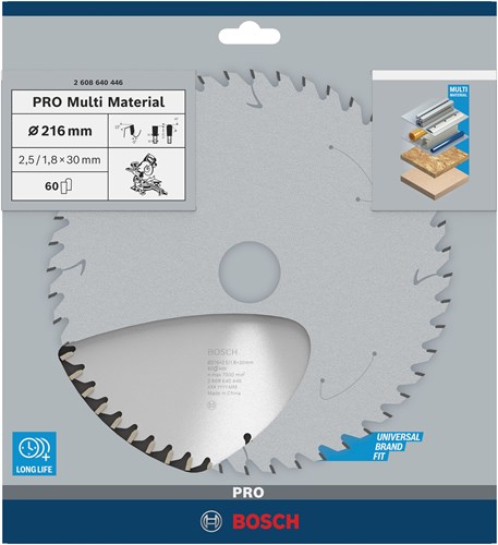 Load image into Gallery viewer, Bosch accessoires cirkzb multi k v t 216x30x2,5 60t tr-f