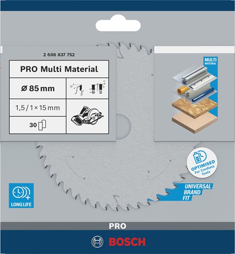 Load image into Gallery viewer, Bosch accessoires bosch pro multi material accuzaagblad voor cirkelzagen 85 x 1,5 x...
