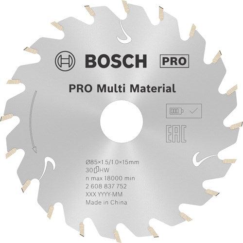 Load image into Gallery viewer, Bosch accessoires bosch pro multi material accuzaagblad voor cirkelzagen 85 x 1,5 x...