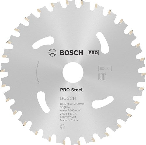 Load image into Gallery viewer, Bosch accessoires cirkelzaagblad | standard for steel | 140 mm | t30 2608837747