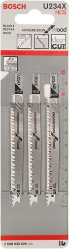 Load image into Gallery viewer, Bosch accessoires decoupeerzaagblad u 234 x progressor for wood 3st - 2608633525