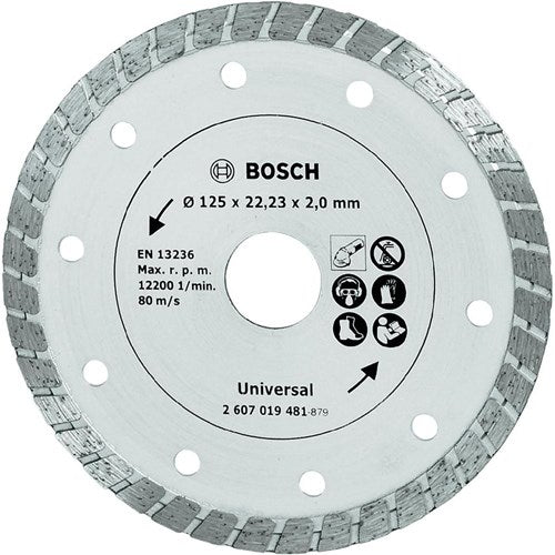 Load image into Gallery viewer, Bosch accessoires diamantdoorslijpschijf turbo, 125 mm ø - 2607019481