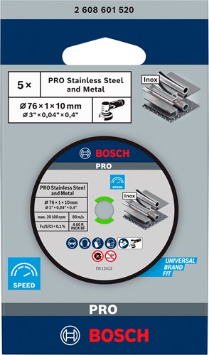 Load image into Gallery viewer, Bosch Prof doorslijpschijf Expert Inox (5)
