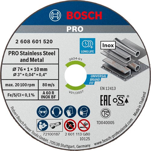 Load image into Gallery viewer, Bosch Prof doorslijpschijf Expert Inox (5)