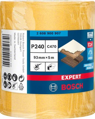 Load image into Gallery viewer, Bosch expert c470 schuurpapierrol voor handschuren 93 mm x 5 m g ...