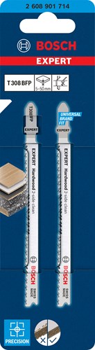 Load image into Gallery viewer, Bosch accessoires expert decoupeerzaagblad t308bfp 2st hardwood 2-side clean precision - 2608901714