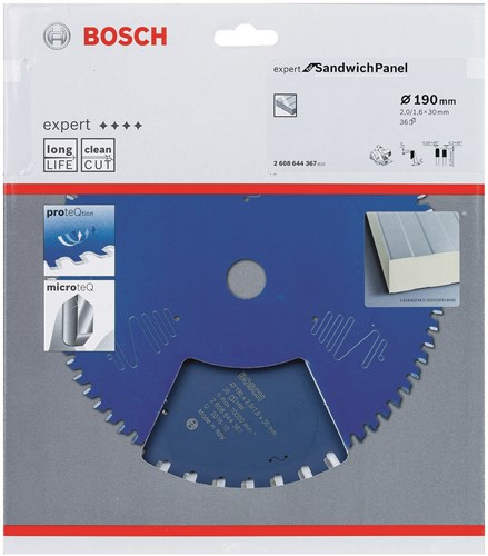 Afbeelding laden in galerijviewer, Bosch accessoires expert for high pressure laminate cirkelzaagblad ex sh h 190x30-36 - 1 stuk(s) - 2608644367 - 2608644367