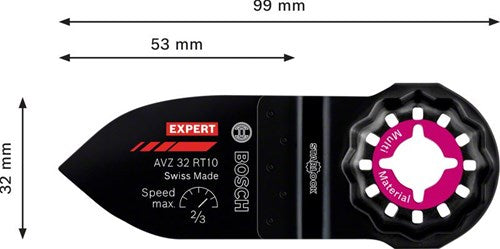 Load image into Gallery viewer, Bosch accessoires expert sanding finger fijn avz 32 rt10 multitoolschuurblad 32 x 50 mm - 1 stuk(s) - 2608900039