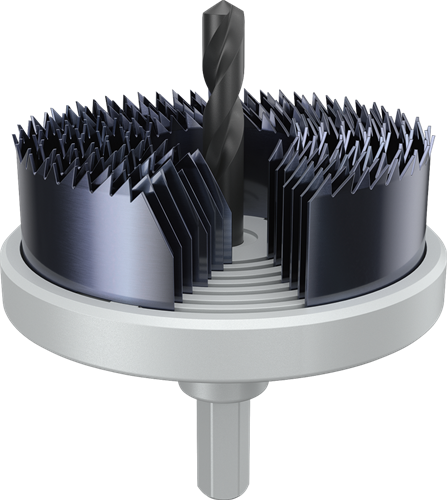 Load image into Gallery viewer, Bosch accessoires gatzaagset voor hout en gipsplaat | 26; 32; 39; 45; 51; 58; 64 x 18,5 mm - 2608594507