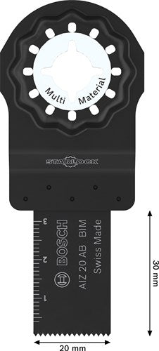 Load image into Gallery viewer, Bosch accessoires multi material zaagblad aiz 20 ab | starlock | 20 x 30 mm | 5 stuks - 2608669252